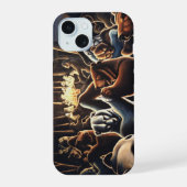 ダンシングベアーズ iPhoneケース パーティーアニマルベアケース iPhone 15ケース (裏面)