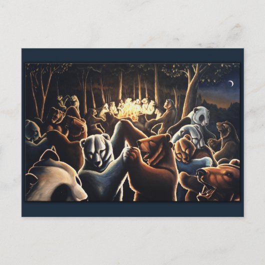 ダンシングベア ポストカード お祝い ポストカード (正面)