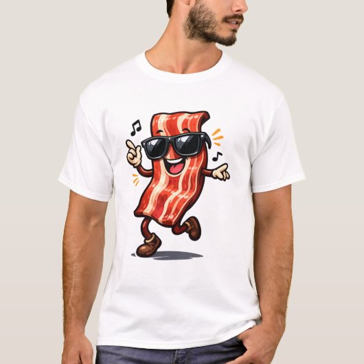 ダンシングベーコン Tシャツ (正面)