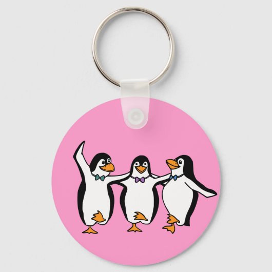 ダンシングペンギン キーホルダー (正面)