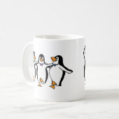 ダンシングペンギン コーヒーマグカップ (正面左)