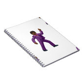 ダンシングマン絵文字 ノートブック (右側)