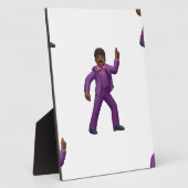 ダンシングマン絵文字 フォトプラーク (側面)