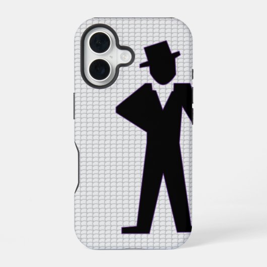 ダンシングマン iPhone 16ケース (裏面)