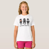 ダンシングラビTシャツ ユダヤ人女性用 Tシャツ (正面フル)