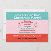 ダンシングレインディアコンガクリスマスパーティー招待状 招待状 (裏面)