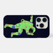 ダンシング宇宙飛行士ケース iPhoneケース (裏面横)