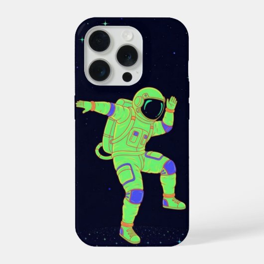 ダンシング宇宙飛行士ケース iPhoneケース (裏面)