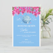 ダンシング・クイーン独身最後の週末招待状 招待状 (スタンド正面)