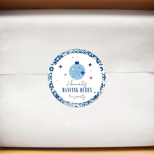 ダンシング・クイーン ギリシャ ミュージカル ディスコ ハン・パーティー ラウンドシール