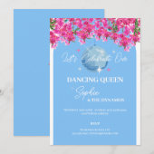 ダンシング・クイーン ブライズメイド ウィークエンド ご招待 招待状 (正面/裏面)