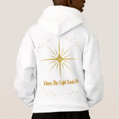 ダンシング・スカイに祝福されるオーロラ・ワンダーTシャツ (裏面)