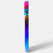 ダンシング・ネオンライト - 青 Case-Mate iPhoneケース (裏面 / 左)