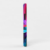ダンシング・ネオンライト - 青 Case-Mate iPhoneケース (裏面/右)