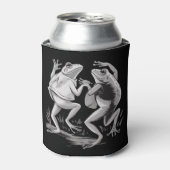 ダンシング・フロッグ・コアなダーク・アカデミア風レトロ 缶クーラー (缶正面)
