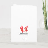 ダンシング レッド バニーズ カード (裏面)