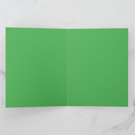 ダンシング・レプレコーン、アイルランドの聖パトリックの日の漫画 カード (内部)