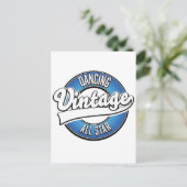 ダンシング ヴィンテージ オールスター ロゴ ポストカード (スタンド正面)