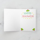 ダンシンサンタ シーズンカード (内部)