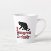 ダンジョンおもしろい・ミオウスターRPG猫とサイコロ カフェラテマグ (右)