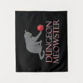 ダンジョンおもしろい・ミオウスターRPG猫とサイコロ タペストリー (正面)