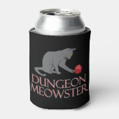 ダンジョンおもしろい・ミオウスターRPG猫とサイコロ 缶クーラー (缶正面)