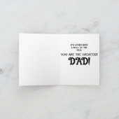 ダンジョンとドラゴンが父の日札をテーマにした カード (内部)