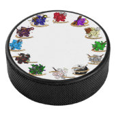 ダンジョンとドラゴンズクラスサイコロデザイン アイスホッケーパック (3/4)