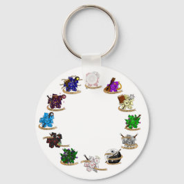 ダンジョンとドラゴンズクラスサイコロデザイン キーホルダー