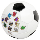 ダンジョンとドラゴンズクラスサイコロデザイン サッカーボール (3/4)