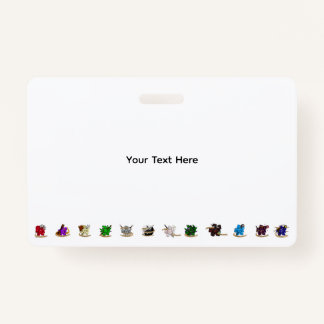 ダンジョンとドラゴンズクラスサイコロデザイン バッジ