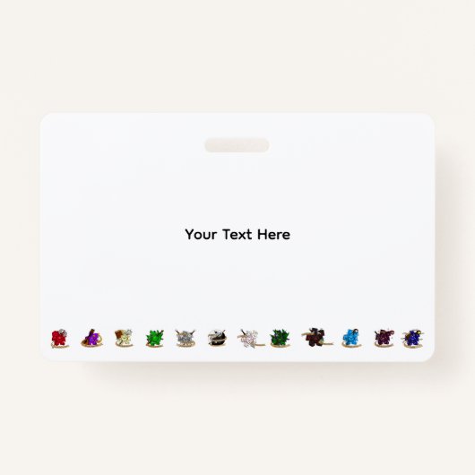 ダンジョンとドラゴンズクラスサイコロデザイン バッジ (正面)