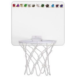 ダンジョンとドラゴンズクラスサイコロデザイン ミニバスケットボールゴール