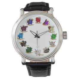 ダンジョンとドラゴンズクラスサイコロデザイン 腕時計