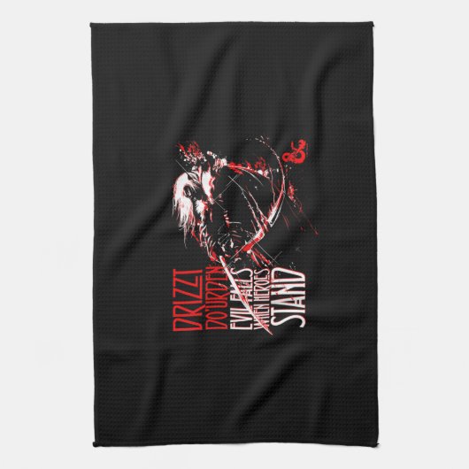 ダンジョンとドラゴンズ悪魔の秋がヒーローを立てる キッチンタオル (縦)