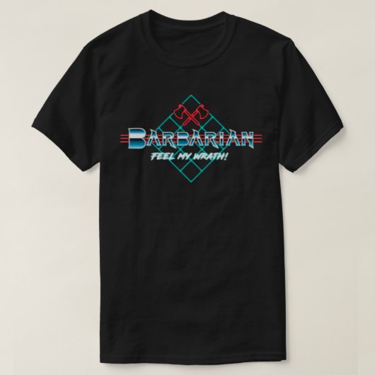 ダンジョンとドラゴン感じズ・マイ・怒り Tシャツ (デザイン正面)