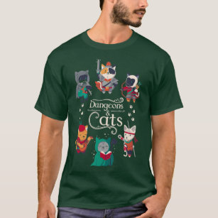 ダンジョンとネコ3 Tシャツ