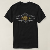 ダンジョンとRPGドラゴンズパパ父の日プルオーバー Tシャツ (デザイン正面)