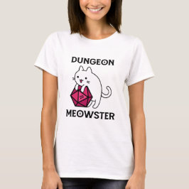 ダンジョンねこますたー猫面白い Tシャツ