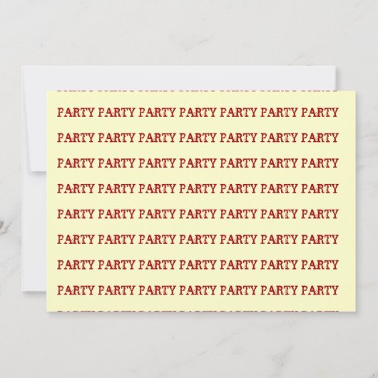 ダンジョンのスカーレットレッドドラゴン~パーティの招待状! 招待状 (裏面)