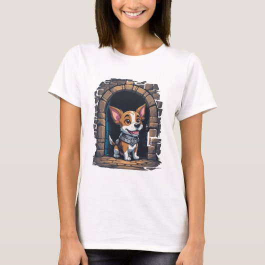 ダンジョンの犬 Tシャツ (正面)