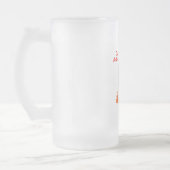 ダンジョンズと愛らしいドラゴンズ、つや消しガラスビール  フロストグラスビールジョッキ (左)