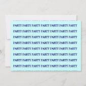 ダンジョンズのネイビーブルードラゴンズ~パーティの招待状! 招待状 (裏面)