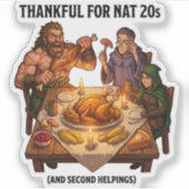 ダンジョンズ・アンド・ドラゴンズ パーティードラゴン感謝祭の饗宴 シール (正面)