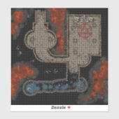 ダンジョンタイルのシール:オカルト地下 シール (シート)