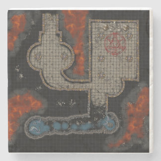 ダンジョンタイルコースター：カルティスト地下 ストーンコースター