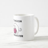ダンジョンニャオスター 猫 楽しい コーヒーマグカップ (正面右)