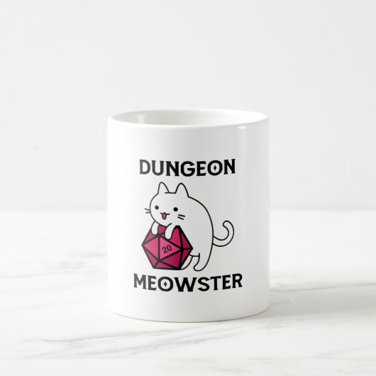 ダンジョンニャオスター 猫 楽しい コーヒーマグカップ (中央)