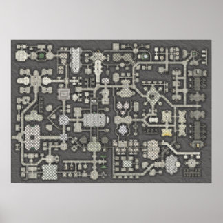 ダンジョンポスターマップ ポスター