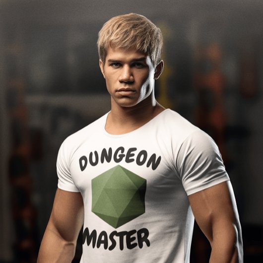 ダンジョンマスターRPGサイコロゲームTシャツ Tシャツ